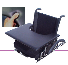 PADDED WHEELCHAIR TRAY