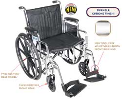 Chrome Sport Wheelchair