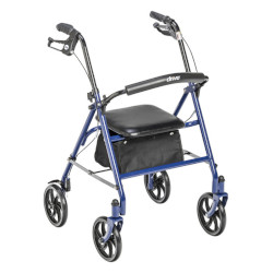 Durable 4 Wheel Rollator with 7.5 inch Casters