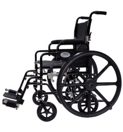 MOBB 18" Aluminum Wheelchair/Lightweight Transport Chair Duo