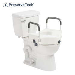 PreserveTechâ„¢ Secure Lock Raised Toilet Seat