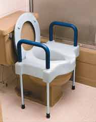 EXTRA WIDE TALL-ETTE® ELEVATED TOILET SEAT WITH LEGS
