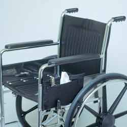 WHEELCHAIR SIDE POUCH (with clips)